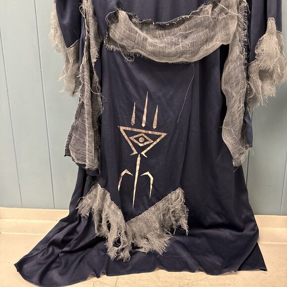 HYDE AND EEK! KIDS SPIRIT REAPER COSTUME, NAVY Kids Youth Size S 4-7 - Picture 3 of 5